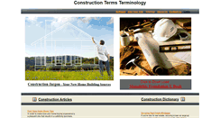 Desktop Screenshot of constructionjargon.com